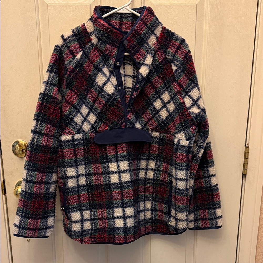 Vineyard vines Plaid Fleece Pullover